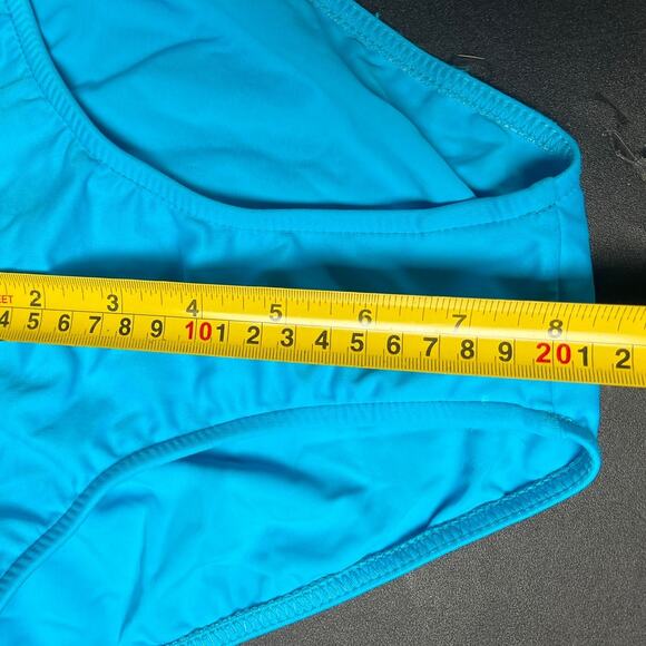 Venus Size 4 Women Swimwear Two Piece Bikini Blue Adjustable Halter - Picture 4 of 7